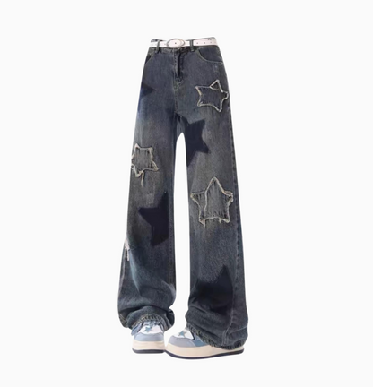 Jeans dal taglio dritto stellari