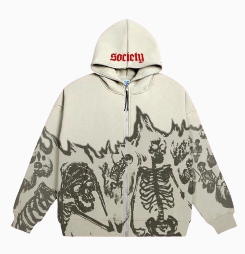 Skeletons Zipper