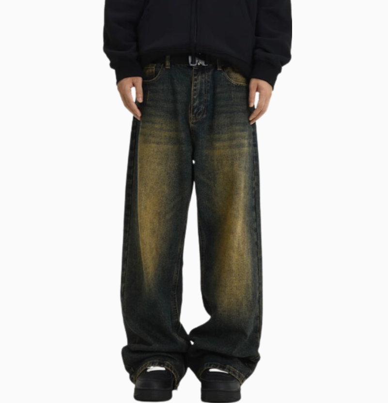 Vintage Mud-Dyed Pants